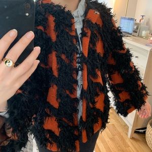 LOLA (made in Italy) shag fur jacket